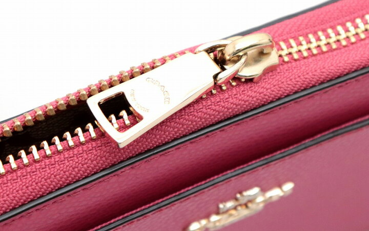 楽天市場】【財布】COACH コーチ クロスグレイン レザー ジップ  
