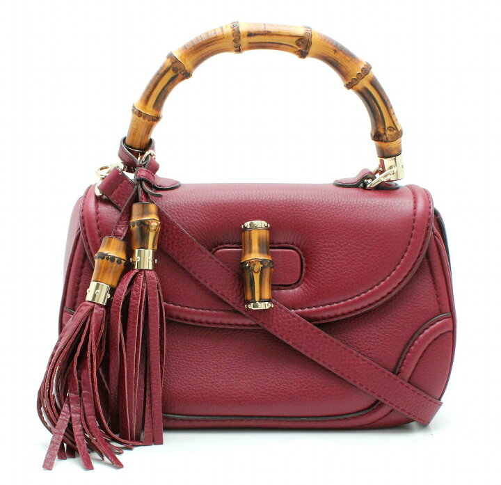 楽天市場】【バッグ】GUCCI グッチ ニューバンブー タッセル フリンジ  