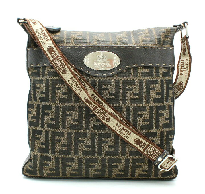 楽天市場】【バッグ】FENDI フェンディ セレリア ズッカ柄 ショルダー  