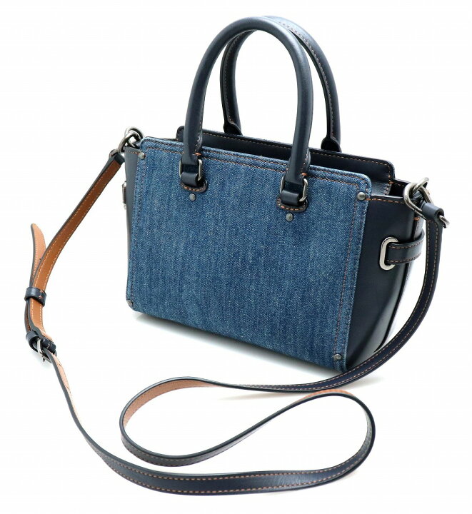 楽天市場】【未使用品】【バッグ】COACH コーチ デニム ミニブレイク 