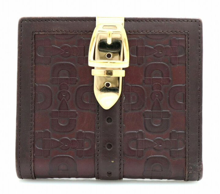 楽天市場】【財布】GUCCI グッチ ホースビット Wホック 2つ折財布  
