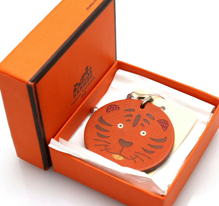 楽天市場】HERMES エルメス アニマル チャーム 虎 タイガー 