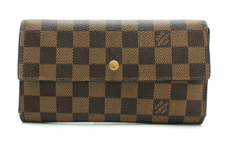 楽天市場】【財布】LOUIS VUITTON ルイ ヴィトン ダミエ ポルト  