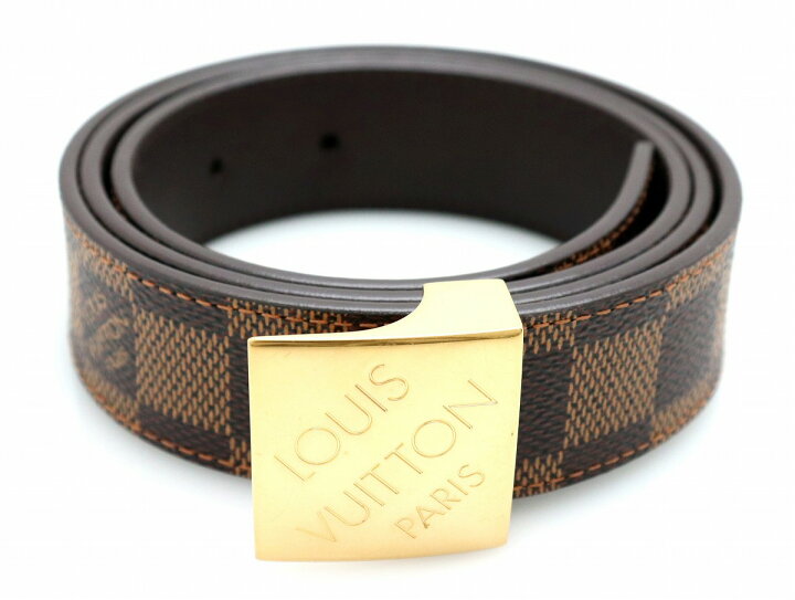 楽天市場】LOUIS VUITTON ルイ ヴィトン ダミエ サンチュール キャレ  