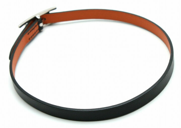 楽天市場】【未使用品】HERMES エルメス アピ3 レザー ブレスレット 黒  