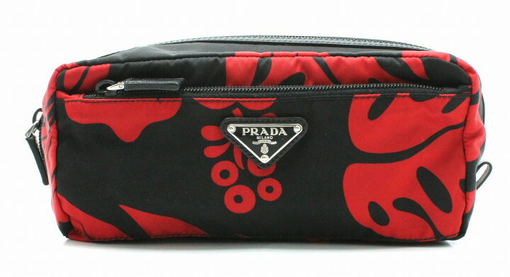 楽天市場】【未使用品】PRADA プラダ ナイロン ポーチ 化粧ポーチ 