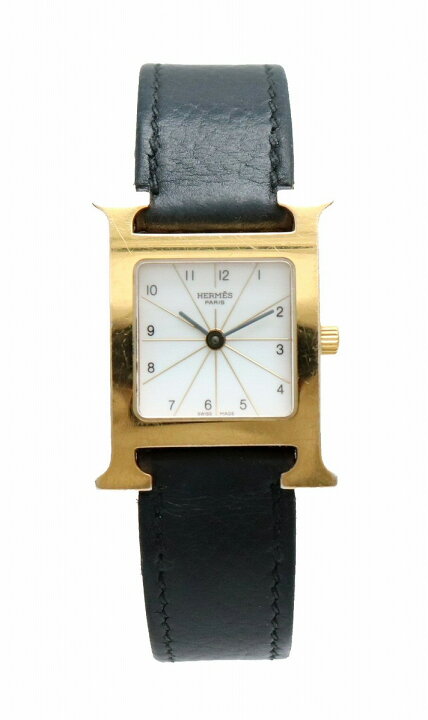 楽天市場】【ウォッチ】HERMES エルメス Hウォッチ ホワイト文字盤 GP  