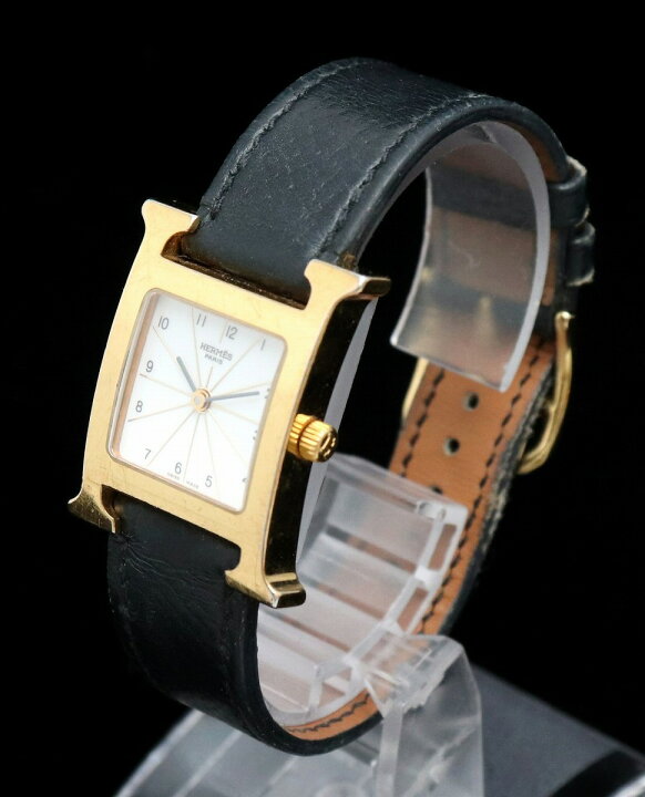 楽天市場】【ウォッチ】HERMES エルメス Hウォッチ ホワイト文字盤 GP  