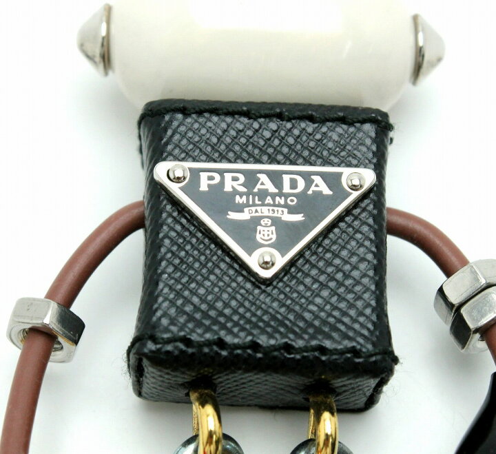 楽天市場】PRADA プラダ ロボット エドワード チャーム キーホルダー 