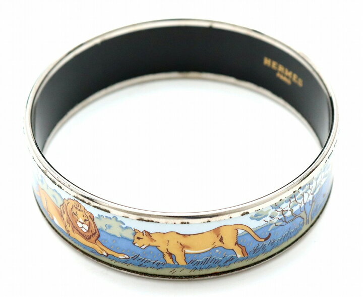 楽天市場】【ジュエリー】HERMES エルメス エマイユ GM バングル  