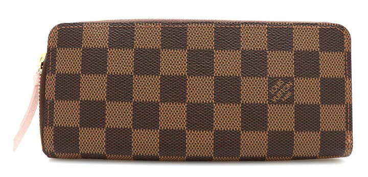 未使用 ルイヴィトン ダミエ ポルトフォイユ クレマンス N41626  