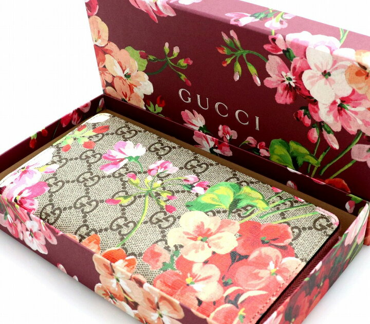 楽天市場】【財布】GUCCI グッチ GGブルームス GGスプリーム フラワー 