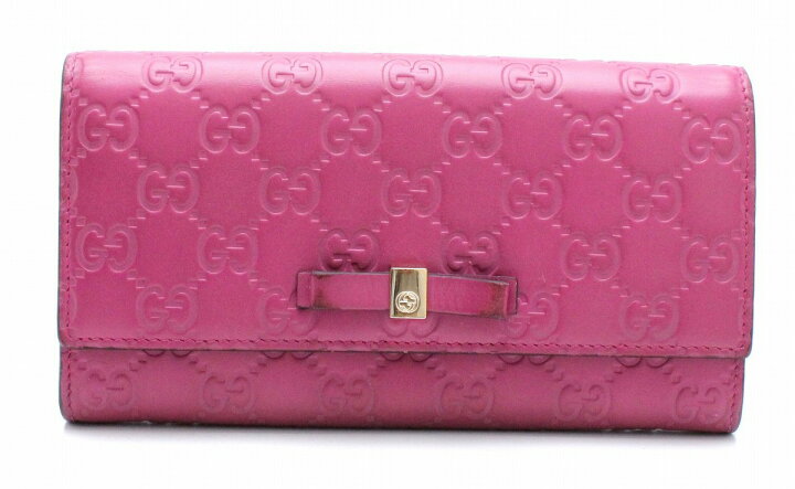 楽天市場】【財布】GUCCI グッチ グッチシマ リボンモチーフ 2 
