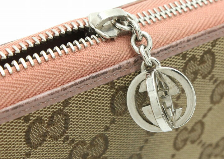楽天市場】【財布】GUCCI グッチ GGキャンバス ラウンドファスナー 長 