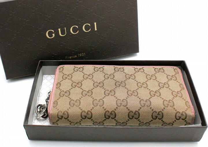 楽天市場】【財布】GUCCI グッチ GGキャンバス ラウンドファスナー 長 