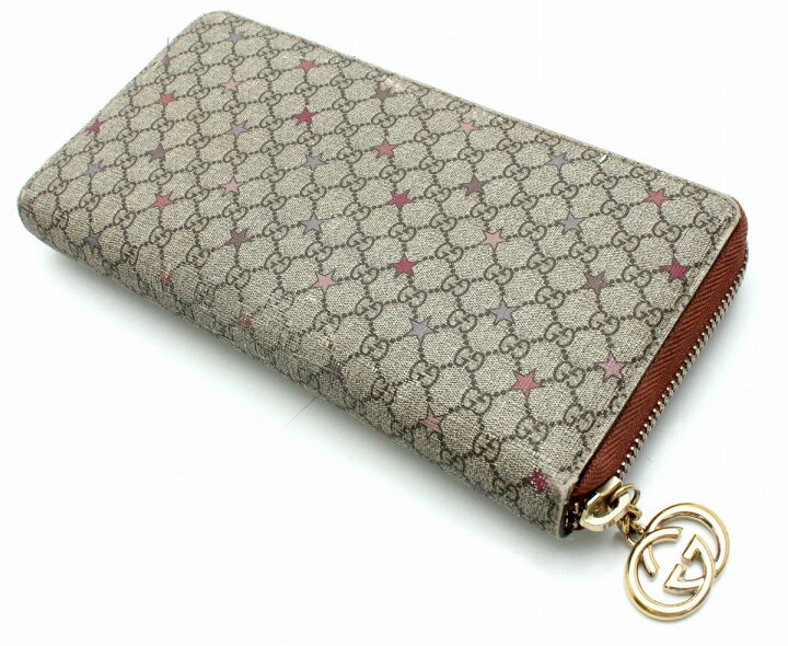 楽天市場】【財布】GUCCI グッチ GGスプリーム マイクロGG スター 星  