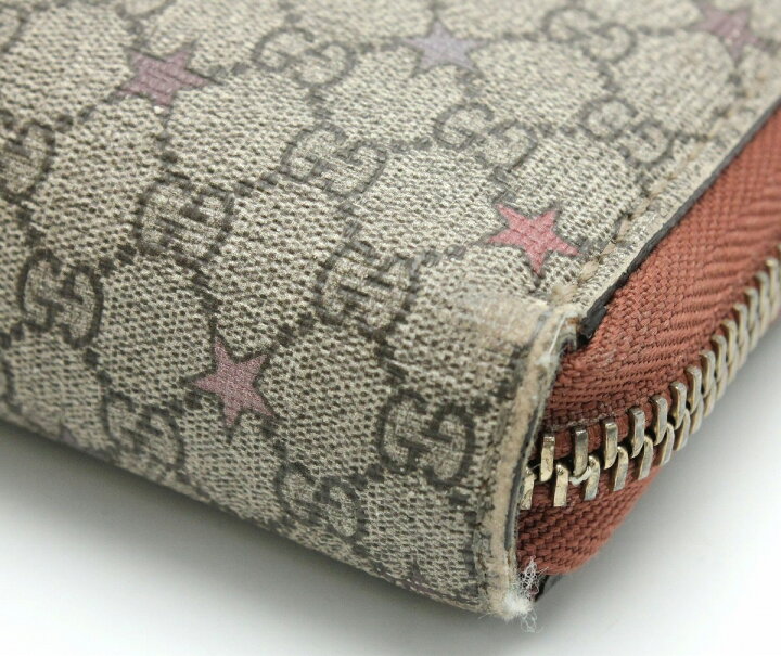 楽天市場】【財布】GUCCI グッチ GGスプリーム マイクロGG スター 星 