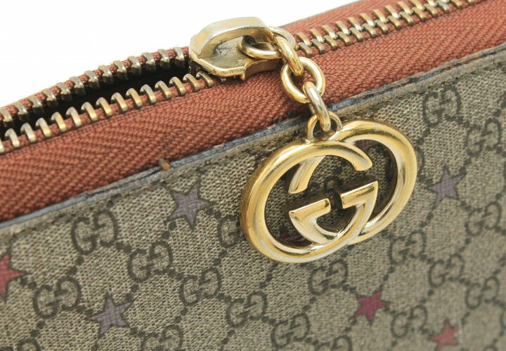 楽天市場】【財布】GUCCI グッチ GGスプリーム マイクロGG スター 星 