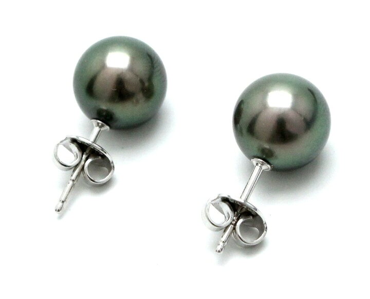 楽天市場】【ジュエリー】MIKIMOTO ミキモト ブラック パール ピアス  