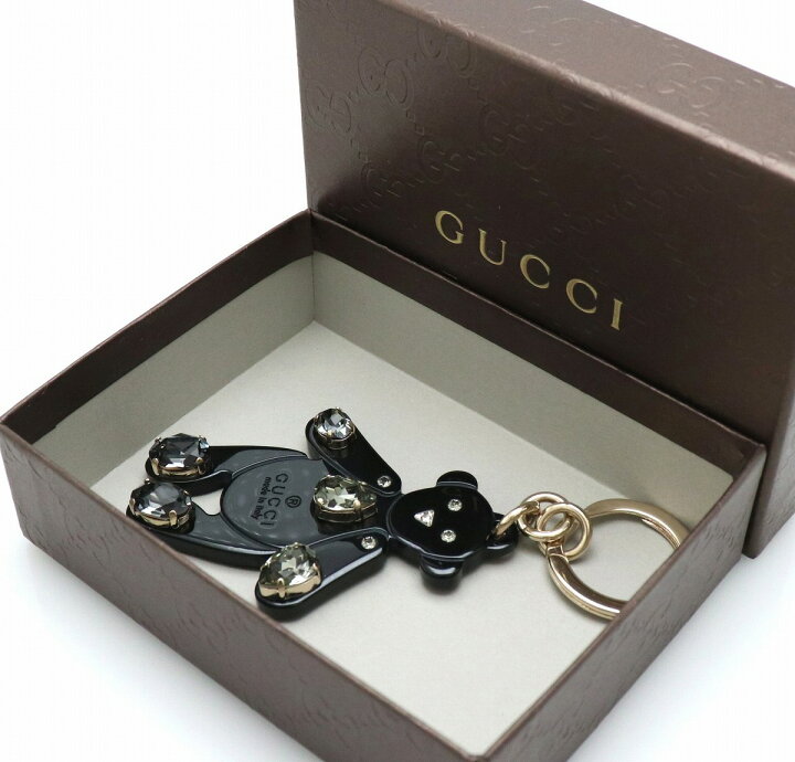 楽天市場】GUCCI グッチ テディベア クマ スワロフスキー ライン 