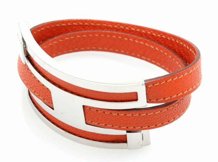 楽天市場】【ジュエリー】HERMES エルメス プスプス MM レザー 