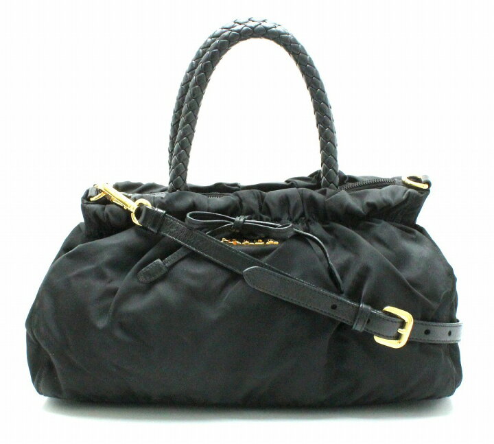 楽天市場】【バッグ】PRADA プラダ 2WAY ハンドバッグ リボン ナイロン 