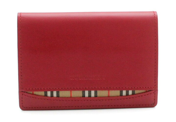楽天市場】BURBERRY バーバリー レザー 本革 カードケース パスケース  