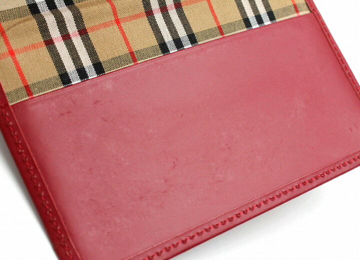 楽天市場】BURBERRY バーバリー レザー 本革 カードケース パスケース 