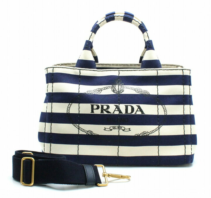 楽天市場】【新品未使用品】【バッグ】PRADA プラダ CANAPA STAMPATA  