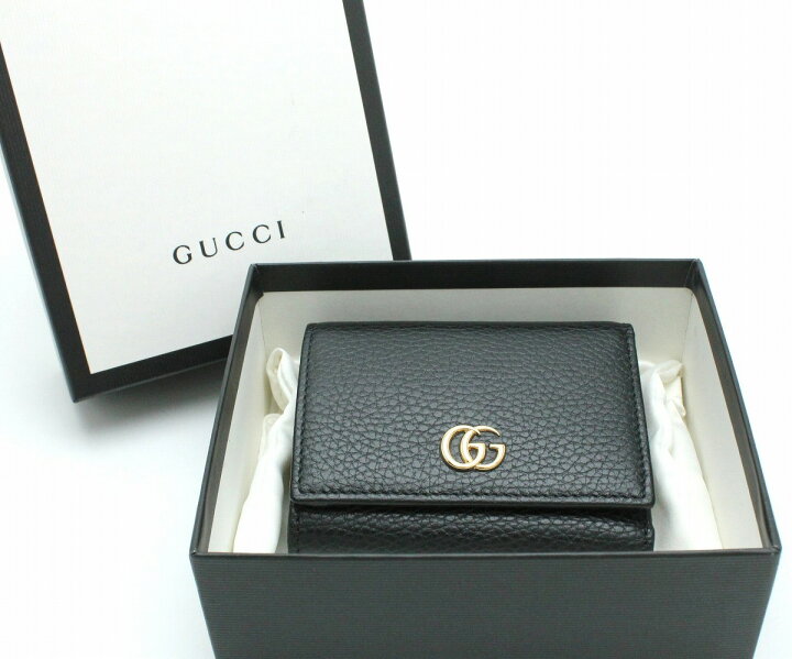 楽天市場】【新品未使用品】【財布】GUCCI グッチ GG プチマーモント  