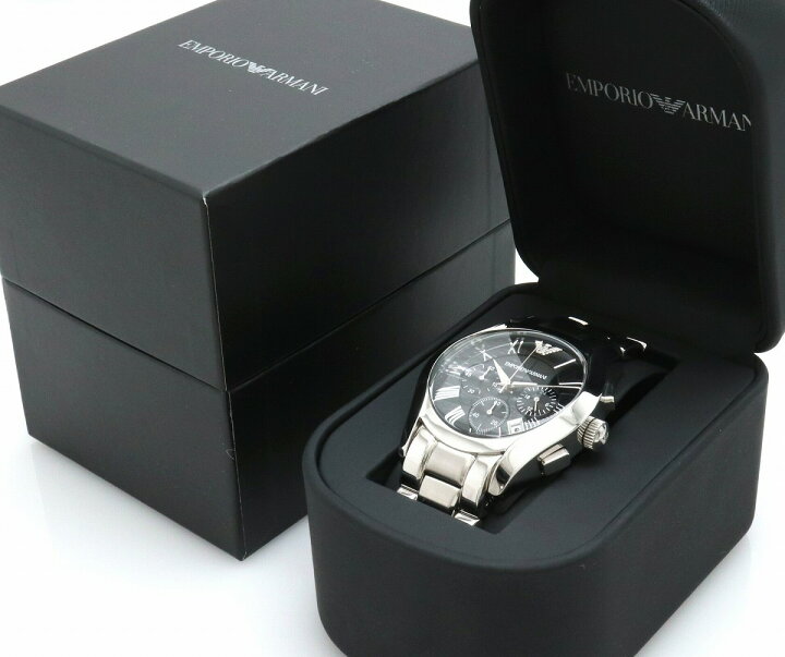 楽天市場】【ウォッチ】EMPORIO ARMANI エンポリオ アルマーニ クロノ  