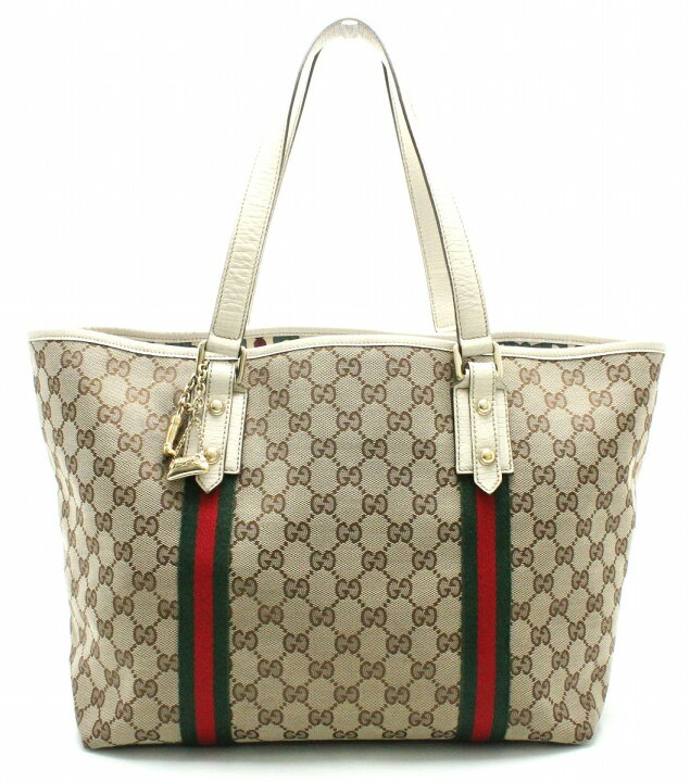 楽天市場】【バッグ】GUCCI グッチ GGキャンバス シェリー トート 