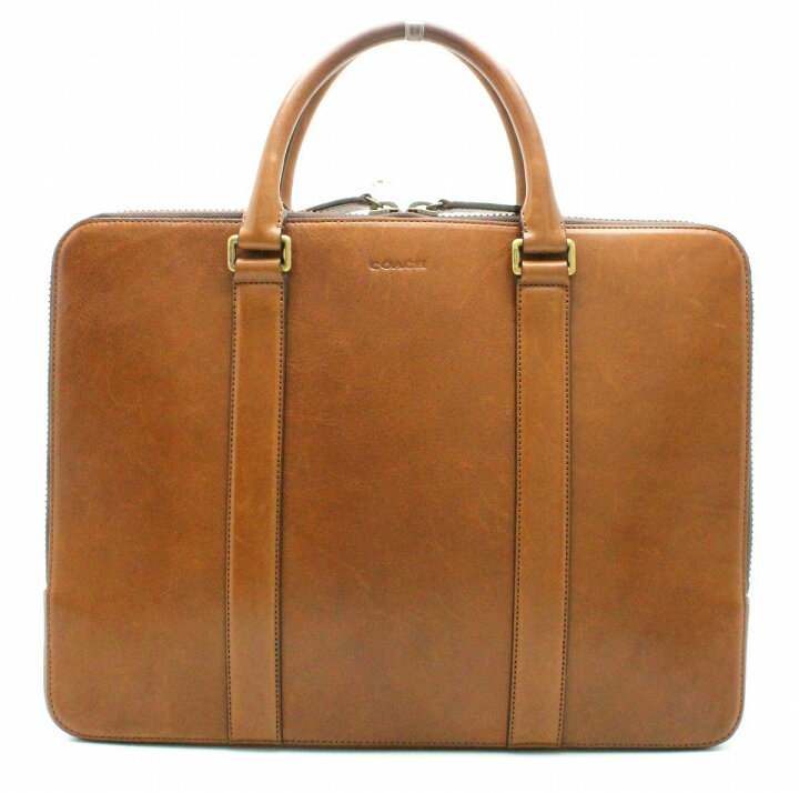 楽天市場】【バッグ】COACH コーチ レザー ビジネスバッグ ブリーフ  