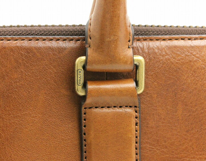楽天市場】【バッグ】COACH コーチ レザー ビジネスバッグ ブリーフ  