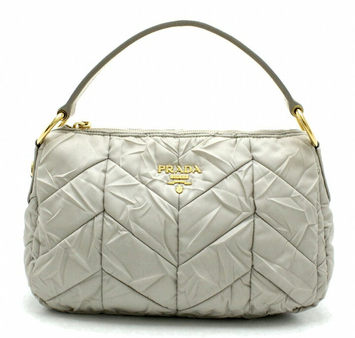 楽天市場】【バッグ】PRADA プラダ ハンドバッグ ALLUMINIO ナイロン  