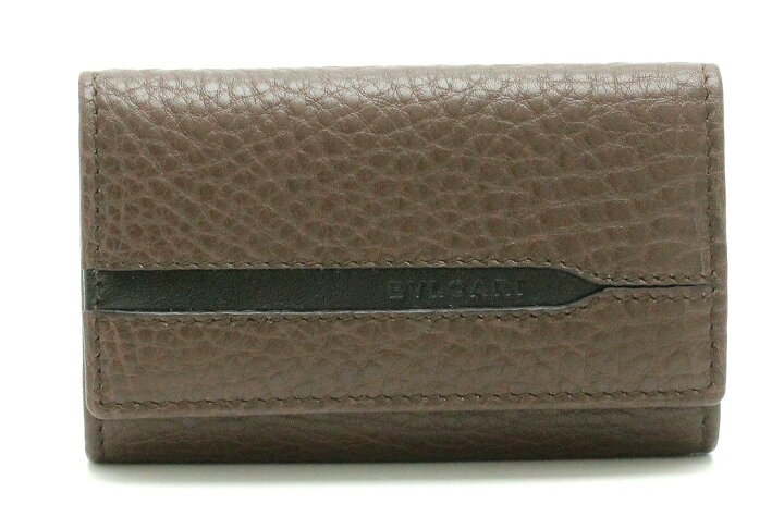 楽天市場】【未使用品】BVLGARI ブルガリ レザー 6連キーケース 茶 