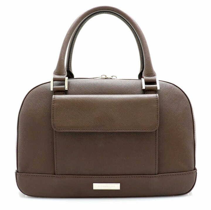 楽天市場】【バッグ】BURBERRY バーバリー レザー ハンドバッグ  