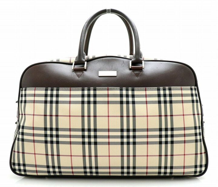 楽天市場】【バッグ】BURBERRY バーバリー ボストンバッグ 