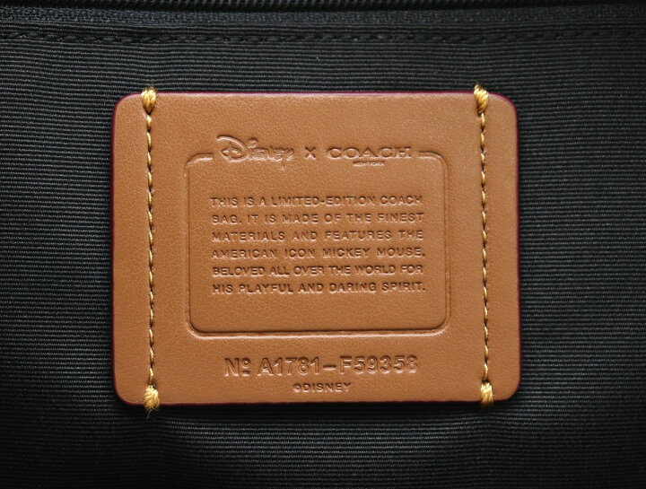楽天市場】【新品未使用品】【バッグ】COACH コーチ ミッキー 