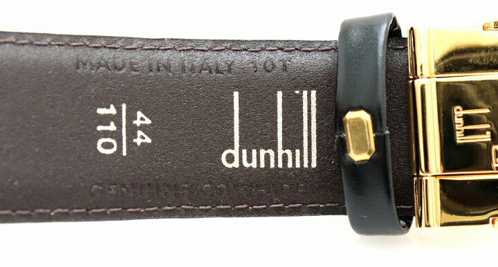 楽天市場】【未使用品】dunhill ダンヒル ベルト カーフ レザー 黒 