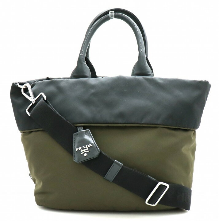楽天市場】【バッグ】PRADA プラダ 2WAY リバーシブル ハンドバッグ 