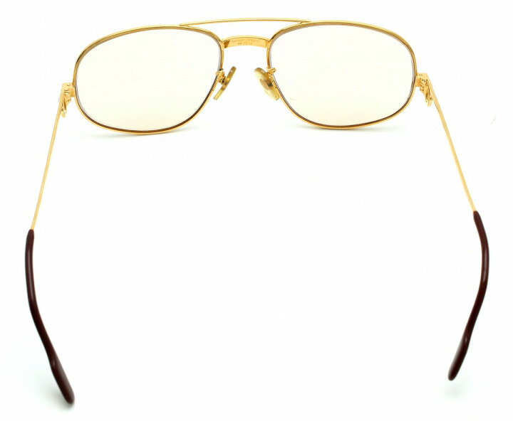 楽天市場】Cartier カルティエ サントス 眼鏡フレーム 度入り ゴールド  