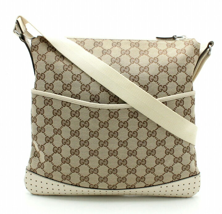 楽天市場】【バッグ】GUCCI グッチ GGキャンバス レザー ショルダー 