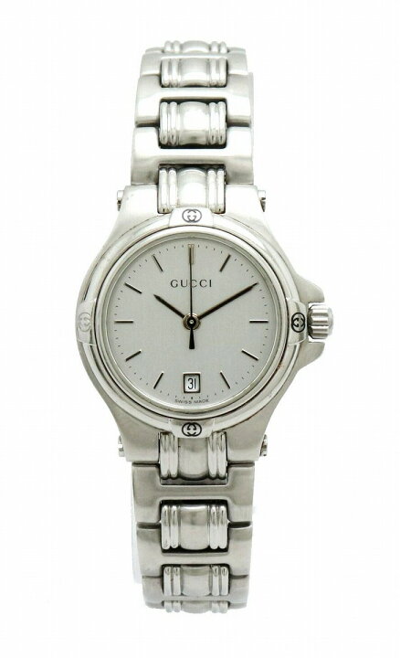 楽天市場】【ウォッチ】GUCCI グッチ シルバー文字盤 デイト SS  