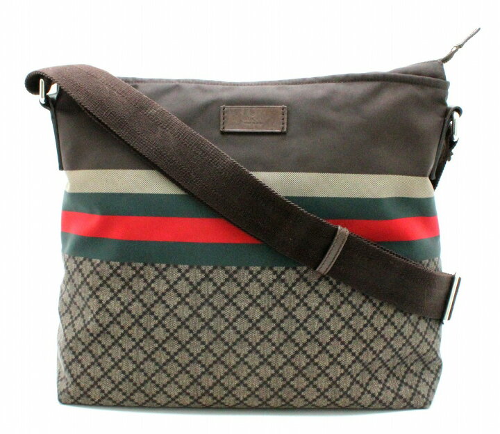 楽天市場】【バッグ】GUCCI グッチ ディアマンテ ナイロン レザー 