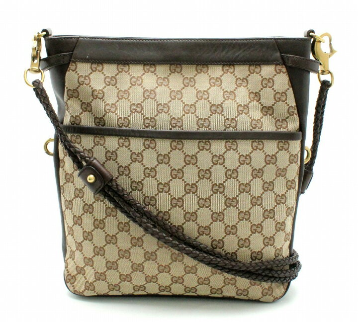 楽天市場】【バッグ】GUCCI グッチ GGキャンバス レザー ショルダー 
