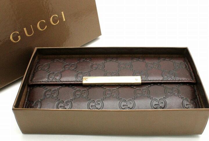 楽天市場】【財布】GUCCI グッチ グッチシマ 2つ折 Wホック ダブル 