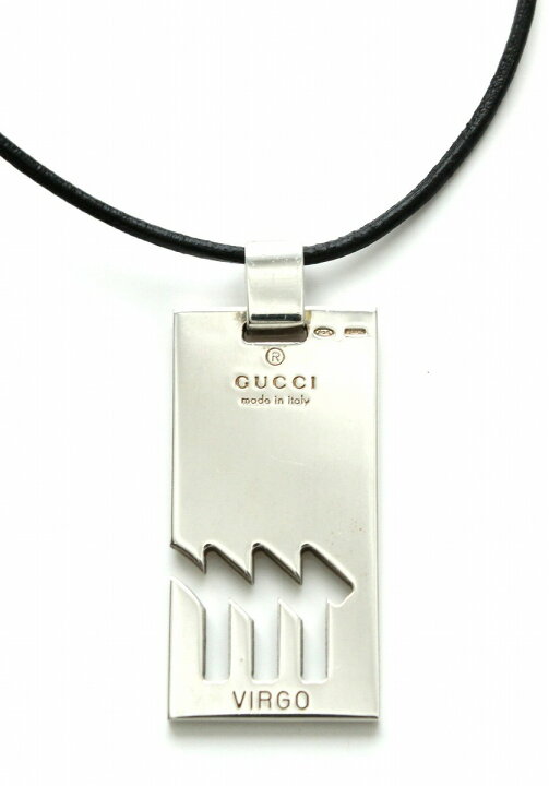 楽天市場】【ジュエリー】GUCCI グッチ シルバー プレート ペンダント 