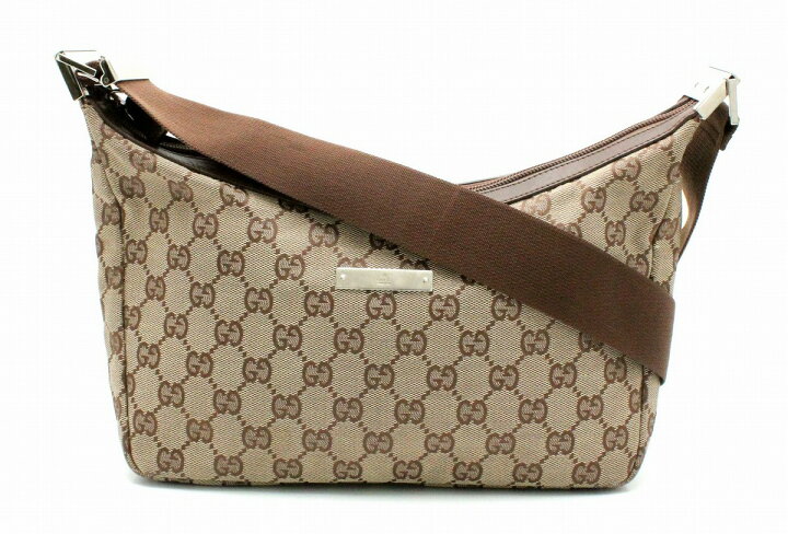 GUCCI グッチ GGスプリーム GGプラス ショルダーバッグ 斜め掛け マチ  