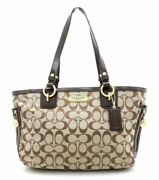 楽天市場】【バッグ】COACH コーチ ギャラリー シグネチャー ジップ 